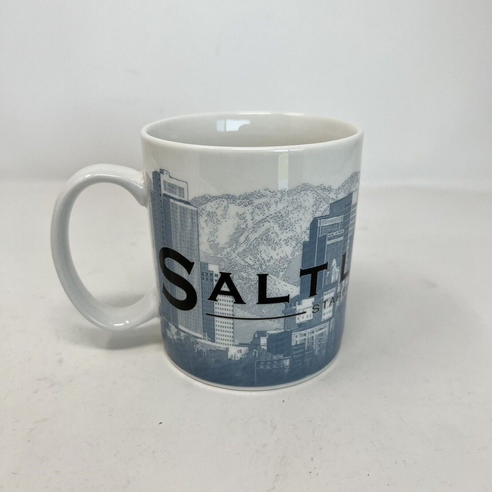 Starbucks Mug Salt Lake City " Home of the Great Salt Lake" Skyline Series